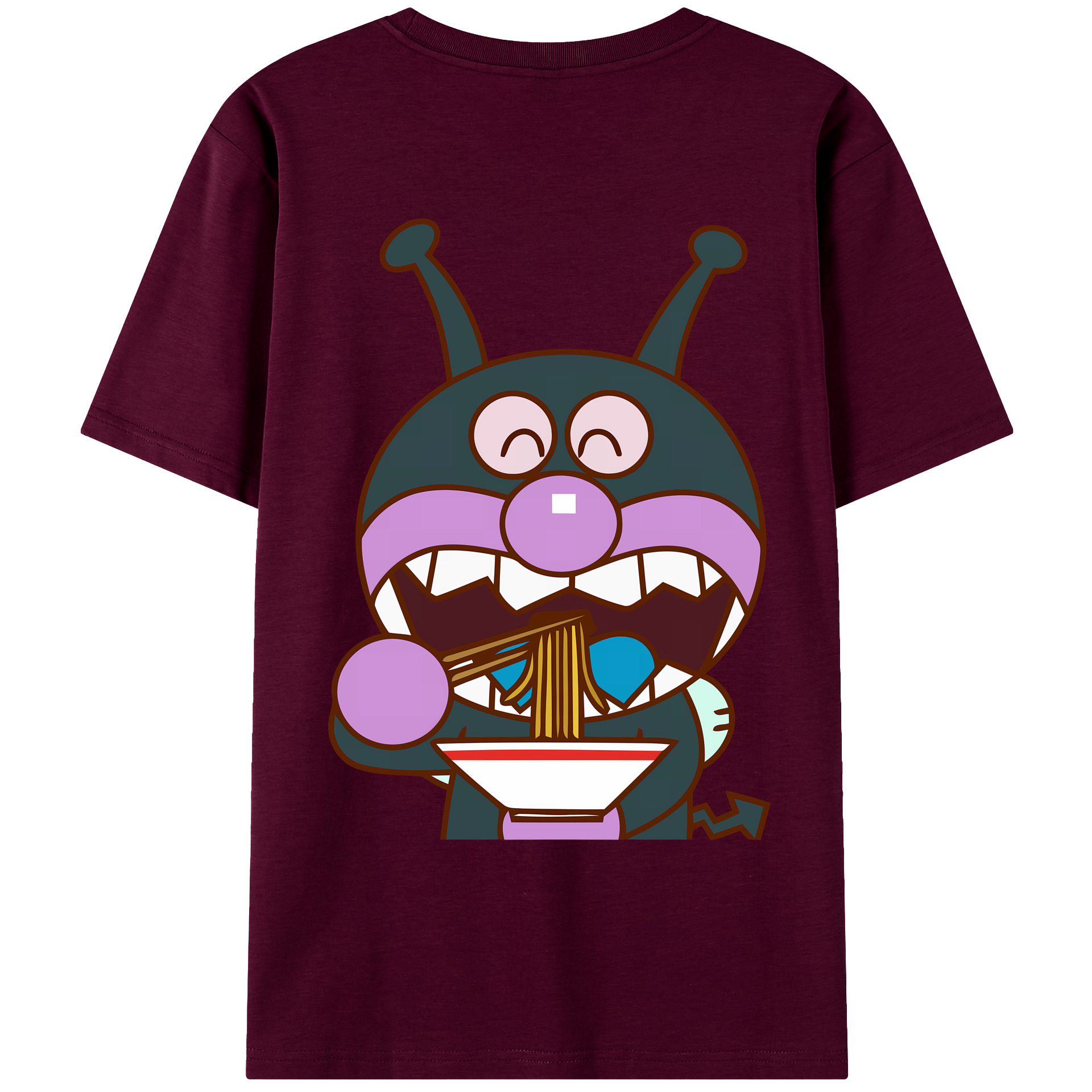 （画像用） アンパンマン Anpanman レディース半袖Tシャツ(バックプリント)